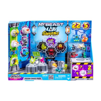 SET JUEGOS MR. BEAST LAB SWARMS S3 FUSION CHAOS PACK - 3