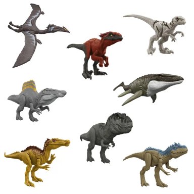 FIGURA ACCIÓN JURASSIC WORLD DINOSAURIO REBIRTH DE 12" - 1
