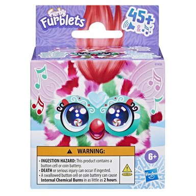 PELUCHE MINIAMIGO INTERACTIVO FURBY FURBLETS PEP-MINT - 3