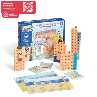 ROMPECABEZAS NUMBERBLOCKS MATHLINK CUBES 21-30 ACTIVITY - 1