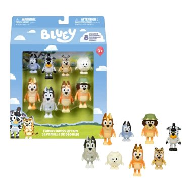FIGURAS BLUEY DISFRAZADAS PACK X8 - 1