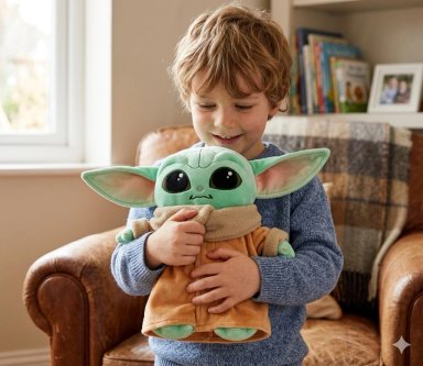 PELUCHE 41CM GROGU - 1