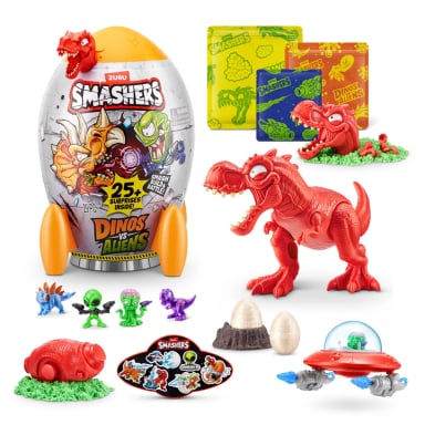 FIGURA DE ACCIÓN SMASHERS COHETE DINOS VS ALIENS - 5