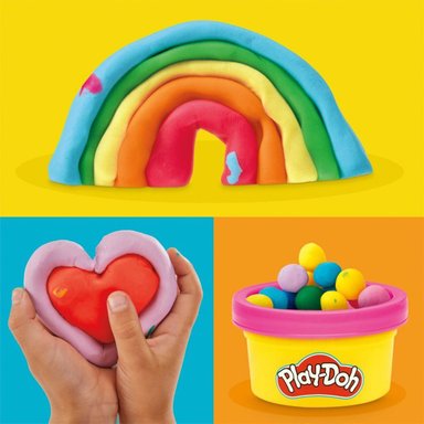 MASAS Y PLASTILINAS PLAY DOH 50 PACK COLORES DEL ARCOÍRIS - 2