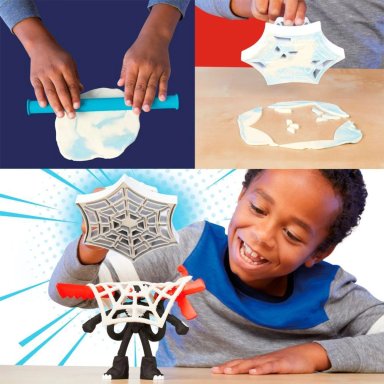 MASAS Y PLASTILINAS PLAY DOH MARVEL SPIDER-MAN LANZA Y ATRAPA - 7