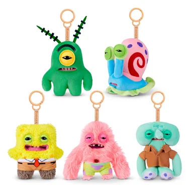 PELUCHE LLAVERO FUGGLER BOB ESPONJA 12CM - 6