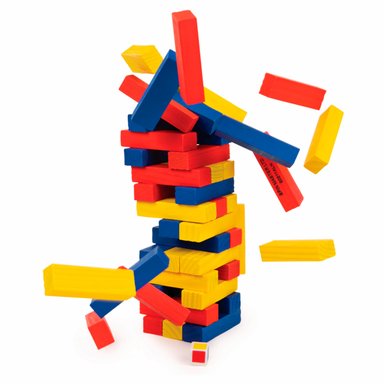 JUEGO TORRE DE BLOQUES COLORES JUEGOS DE MESA CLASICO - 3