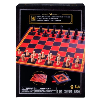JUEGO DE MESA AJEDREZ, DAMAS Y TRES EN RAYA JUEGOS DE MESA CLASICO - 1