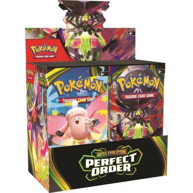CARTAS POKÉMON TCG "MEGA EVOLUTION - PERFECT ORDER" BOOSTER EN INGLÉS - 36 SOBRES - 1