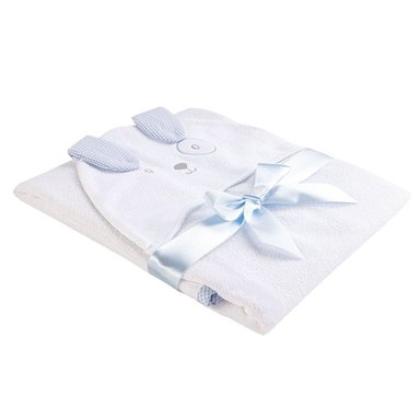 TOALLA ALGODÓN BABY CLUB CHIC BLANCO MY LITTLE SUNSHINE BLUE - 1