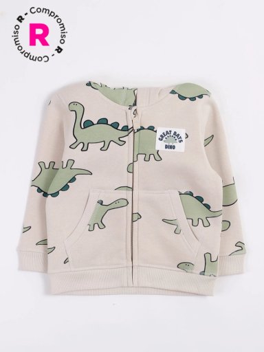 POLERA FRANELA CON CAPUCHA BEBE NIÑO BABY HARVEST - 1