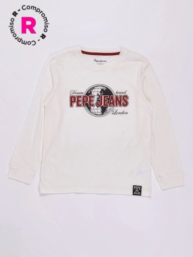 POLO MEDGAR MANGA LARGA NIÑO PEPE JEANS - 1