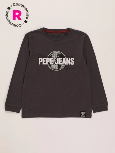 POLO MEDGAR MANGA LARGA NIÑO PEPE JEANS - 1