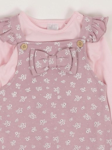 CONJUNTO LACE BODY + JARDINERA BEBE NIÑA BABY HARVEST - 3
