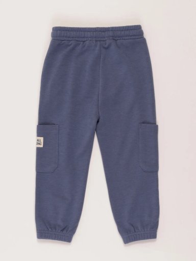 PANTALON DE BUZO FRENCH TERRY CARGO BEBE NIÑO BABY HARVEST - 2