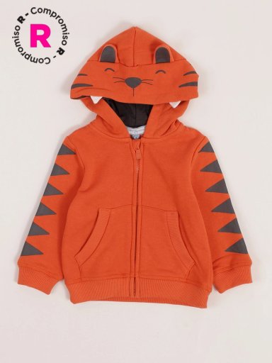 POLERA FRANELA CON CAPUCHA BEBE NIÑO BABY HARVEST - 1