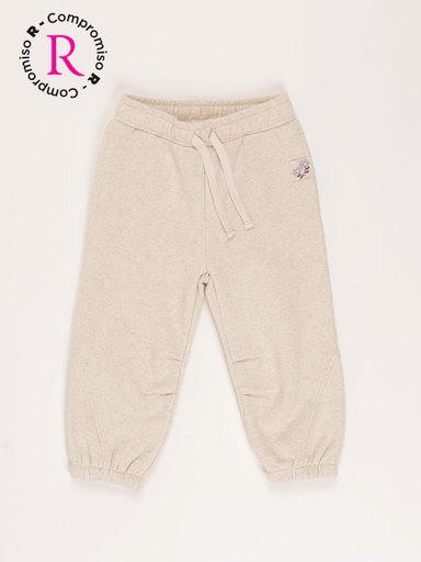 PANTALON DE BUZO FRANELA BEBE NIÑA BABY HARVEST - 1