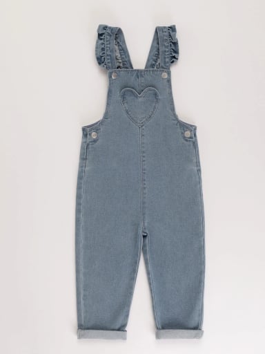 OVEROL LARGO DENIM BEBE NIÑA BABY HARVEST - 1