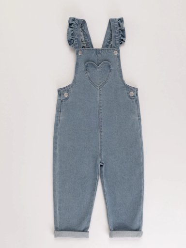 OVEROL LARGO DENIM BEBE NIÑA BABY HARVEST - 1