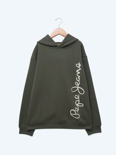 POLERA CAPUCHA FRANELA NIÑO PEPE JEANS - 1