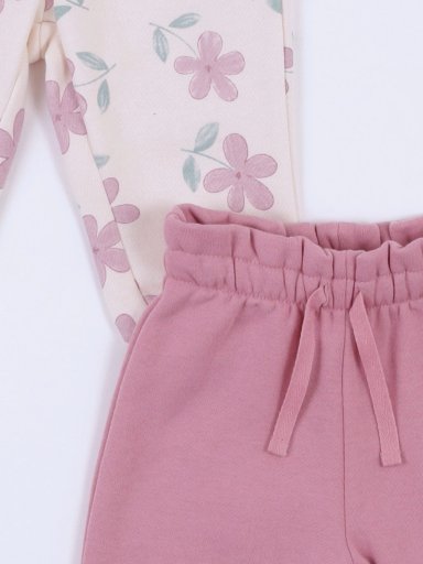 PACK X2 PANTALONES DE BUZO FRENCH TERRY BEBE NIÑA BABY HARVEST - 3