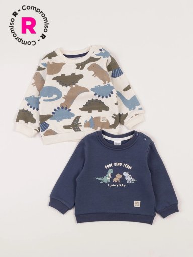PACK X2 POLERAS BEBE NIÑO BABY HARVEST - 1