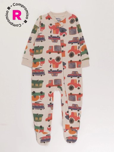 PIJAMA FRANELA CARROS BEBE NIÑO BABY HARVEST - 1
