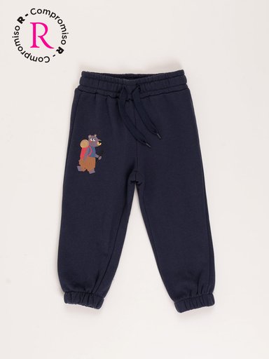 PANTALON DE BUZO FRANELA BEBE NIÑO BABY HARVEST - 1