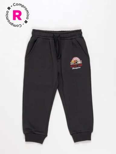 PANTALON DE BUZO FRANELA BEBE NIÑO BABY HARVEST - 1