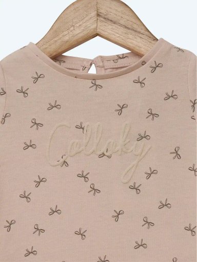 POLO MANGA LARGA ALGODÓN BEBÉ NIÑA COLLOKY POJE1098 - 3