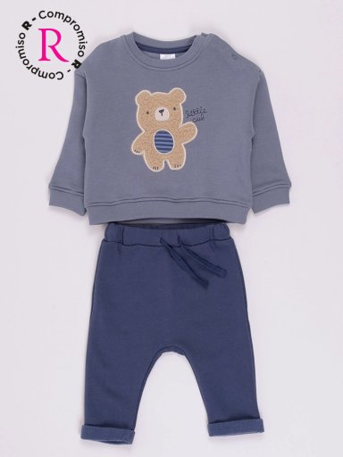 CONJUNTO FRANELA POLERA + BUZO BEBE NIÑO BABY HARVEST - 1