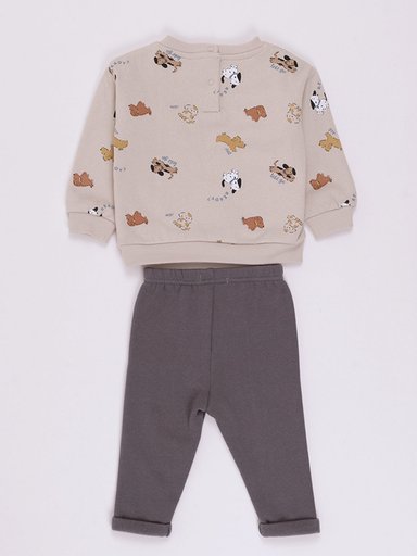 CONJUNTO FRANELA POLERA + BUZO BEBE NIÑO BABY HARVEST - 2