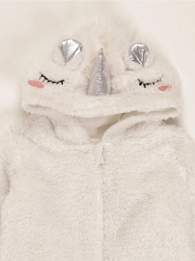 PIJAMA DISFRAZ CORAL FLEECE UNICORNIO BEBÉ NIÑA BABY HARVEST - 3