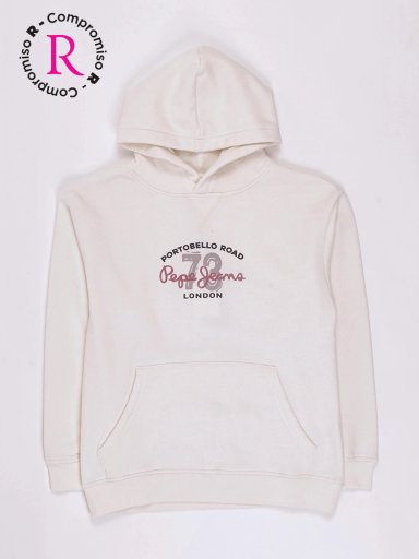 POLERA CAPUCHA FRANELA NIÑA PEPE JEANS - 1