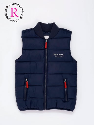 CASACA SIN MANGAS NIÑO PEPE JEANS - 1