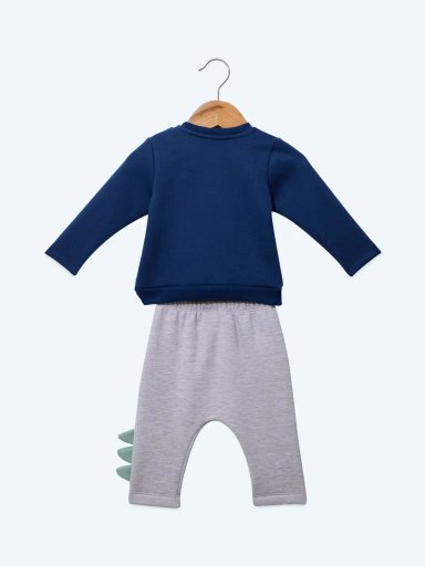 CONJUNTO FRANELA POLERA + PANTALON BEBE NIÑO BABY HARVEST - 2