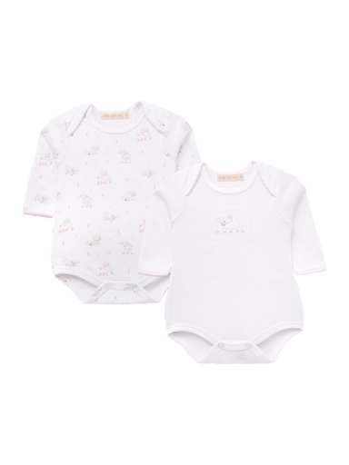 PACK X2 BODIES ALGODÓN NIÑA BABY CLUB CHIC BABY SHEEP - 1