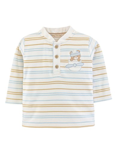 POLO ALGODÓN
NIÑO BABY CLUB BLANCO MI PEQUEÑO AVIADOR - 1