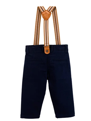 PANTALÓN ALGODÓN
RECTO NIÑO BABY CLUB AZUL TIGER LEAGUE - 2