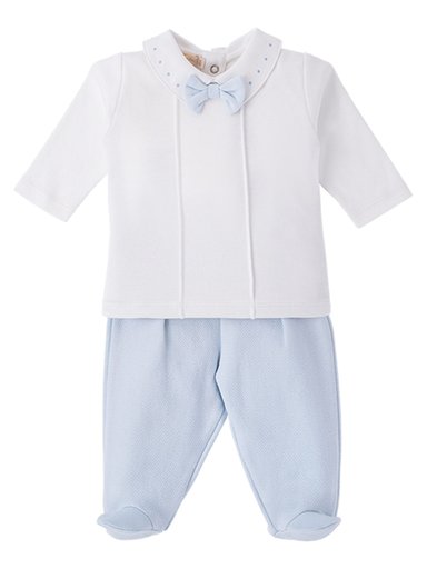 CONJUNTO ALGODÓN
NIÑO BABY CLUB CELESTE DINOSAURUS - 1