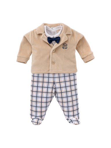CONJUNTO POLO PANTALÓN Y CHAQUETA ALGODÓN NIÑO BABY CLUB CHIC MY FIRSTS WINTER - 1