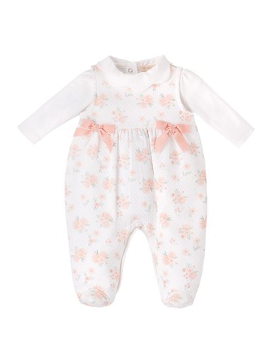 CONJUNTO POLO Y OVERALL NIÑA BABY CLUB CHIC MUSICAL BEAR - 1