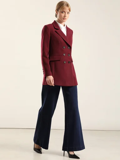 BLAZER MUJER LIOLA ENTALLADO DOBLE CRUCE - 2