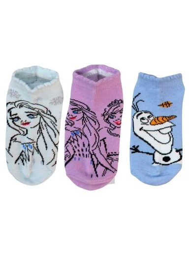 PACK 3 MEDIAS ALGODÓN NIÑA DISNEY FROZEN MULTICOLOR FRP-0676 - 1