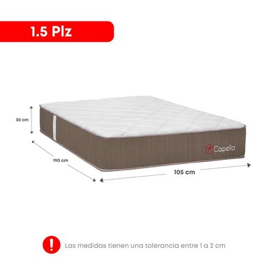CAMA DIVÁN FORLI CAPELLA SUPER SIDE 1.5 PLAZAS - 6