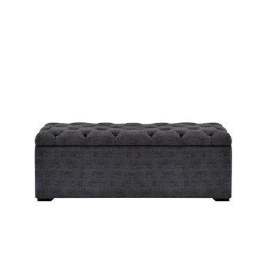 DORMITORIO AMERICANO FORLI POCKET PLATINIUM QUEEN TAPIZADO + BAÚL - 6