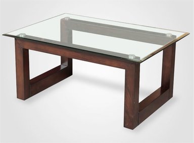 MESA DE CENTRO RIPLEY HOME JANICE MADERA NOGAL 100X70 CM - 1
