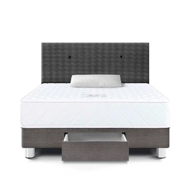 DORMITORIO CON CAJÓN PARAÍSO MILANO 1.5 PLAZAS + 1 ALMOHADA + PROTECTOR - 3
