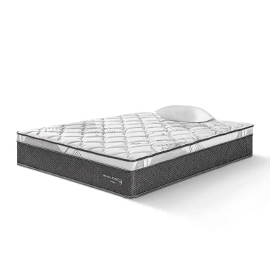 COLCHÓN PARAÍSO POCKET STAR 1.5 PLAZAS + 1 ALMOHADA + PROTECTOR - 1