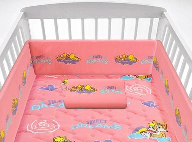 COLCHÓN FORLI LOONEY BABY NIÑA + PROTECTOR + ALMOHADA - 1